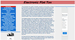 Desktop Screenshot of electronicflattax.com