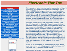 Tablet Screenshot of electronicflattax.com